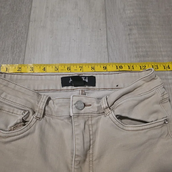 Joseph Ribkoff Taupe Straight Leg Jeans - Picture 8 of 12